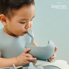 Silicone Baby Bib in Blue